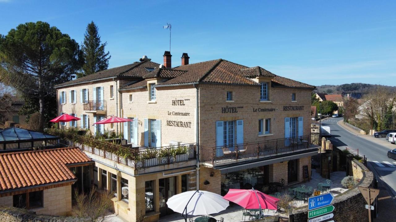 Hotel Restaurant Le Centenaire Les Eyzies ภายนอก รูปภาพ